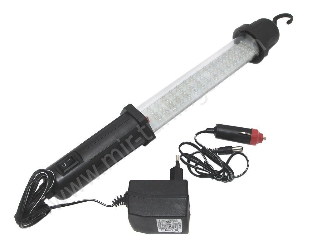 JAZ-0006 Лампа-переноска аккумуляторная 37 светодиодов зарядка 12-220 v