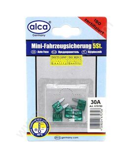 Предохранители mini ACLA 670700 набор (5 шт) 30 ампер