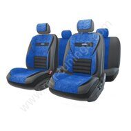 Чехлы AUTOPROFI "MULTI COMFORT" мультиконтурные экокожа+текстуриров велюр 11пр.MLT-1105GV BK/BL