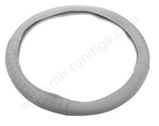 Оплетка SKYWAY Art-1 L Серая экокожа S01102344
