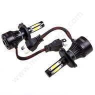 Автолампа-LED (аналог ксенона) H4(X7) 12/24V 28W 6000K 4000Lm 2-конт SKYWAY комп.2 шт радиатор+венти