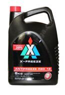 Антифриз X-Freeze red G12 красный 5 кг п/э
