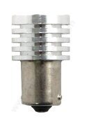 Лампа светодиодная 12V 21w с цоколем (металл) большая красная (3 диода)