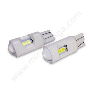 T145 T10/белый/ (W2.1x9.5d) CANBUS 6SMD 3030 12V 2W коробка 2 шт.